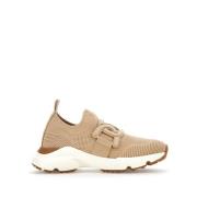 Sporty Cat Sneakers Tod's , Beige , Dames