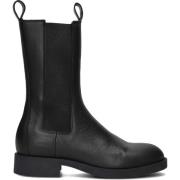 Trendy Zwarte Leren Laarzen Copenhagen Studios , Black , Dames