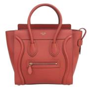 Pre-owned Leather celine-bags Celine Vintage , Red , Dames