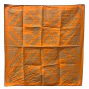 Pre-owned Cotton scarves Hermès Vintage , Brown , Dames