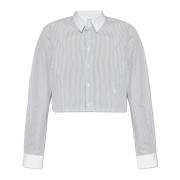 Korte shirt Sporty & Rich , White , Dames