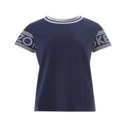 Chique Blauw Katoenen Top Kenzo , Blue , Dames