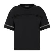 Stijlvolle T-shirts en Polos Emporio Armani , Black , Dames