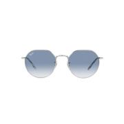 Jack 3565 Zonnebril in Blauw Ray-Ban , Gray , Unisex