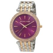 Roze Roestvrijstalen Dameskwarts Horloge Michael Kors , Pink , Dames