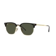 Nieuwe Clubmaster 4416 Zonnebril in Zwart Ray-Ban , Black , Unisex