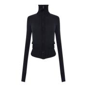 Cardigan met rits Balenciaga , Black , Dames