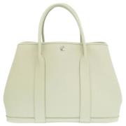 Pre-owned Fabric handbags Hermès Vintage , White , Dames