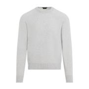 Naadloos Gebreid Poloshirt Lichtgrijs Tom Ford , Gray , Heren