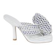 Stijlvolle Sandalen voor Zomer Burberry , White , Dames