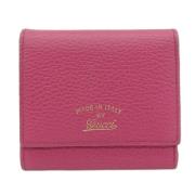 Pre-owned Fabric wallets Gucci Vintage , Pink , Dames