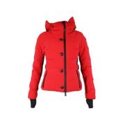 Pre-owned Fabric outerwear Moncler Pre-owned , Red , Dames
