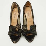 Pre-owned Lace heels Valentino Vintage , Black , Dames