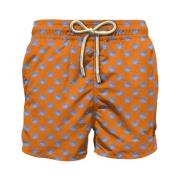 Comfortabele Stretch Krab Kust MC2 Saint Barth , Orange , Heren