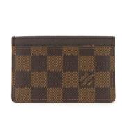 Pre-owned Leather wallets Louis Vuitton Vintage , Brown , Dames