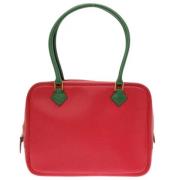 Pre-owned Fabric handbags Hermès Vintage , Red , Dames