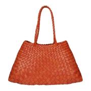 Stijlvolle Leren Tas Dragon Diffusion , Orange , Dames