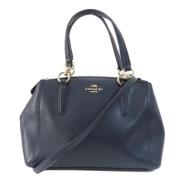 Pre-owned Fabric handbags Coach Pre-owned , Blue , Dames