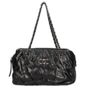 Pre-owned Fabric chanel-bags Chanel Vintage , Black , Dames