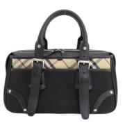 Pre-owned Fabric handbags Burberry Vintage , Black , Dames