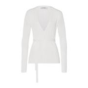 Onregelmatige Gebreide Vest IVY OAK , White , Dames