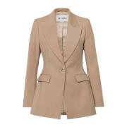 Op Maat Gemaakte Blazer met Gouden Knoopdetails IVY OAK , Beige , Dame...