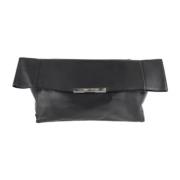 Pre-owned Leather clutches Celine Vintage , Black , Dames