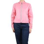 Pre-owned Fabric outerwear Moncler Pre-owned , Pink , Dames