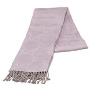 Pre-owned Wool scarves Gucci Vintage , Purple , Dames