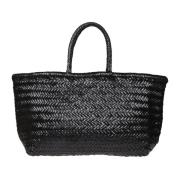 Stijlvolle Leren Tas Dragon Diffusion , Black , Dames