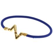 Pre-owned Yellow Gold bracelets Louis Vuitton Vintage , Blue , Dames