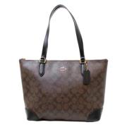 Pre-owned Fabric totes Coach Pre-owned , Black , Dames