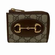 Pre-owned Fabric wallets Gucci Vintage , Brown , Dames