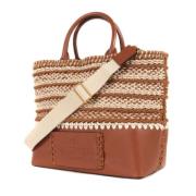 Pre-owned Leather totes Valentino Vintage , Brown , Heren