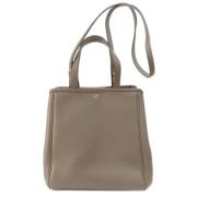 Pre-owned Leather totes Celine Vintage , Beige , Dames