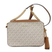 Pre-owned Fabric shoulder-bags Michael Kors Pre-owned , Beige , Dames