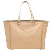 Pre-owned Leather totes Bottega Veneta Vintage , Pink , Dames