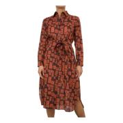 Elegante Jurk voor Vrouwen Max Mara , Brown , Dames