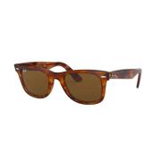 Klassieke Wayfarer zonnebril in Havana-strepen Ray-Ban , Brown , Unise...