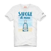 Gin Smaak T-Shirt MC2 Saint Barth , White , Heren