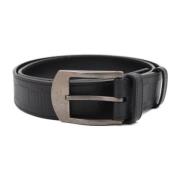 Pre-owned Leather belts Louis Vuitton Vintage , Black , Dames