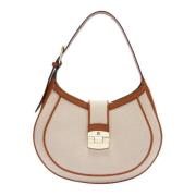 Club 2 Schoudertas Furla , Beige , Dames