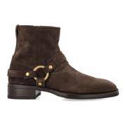 Suède Harnaslaarzen Gesloten Hout Aw24 Tom Ford , Brown , Heren