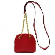 Pre-owned Leather shoulder-bags Celine Vintage , Red , Dames