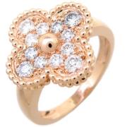 Pre-owned Rose Gold rings Van Cleef & Arpels Pre-owned , Yellow , Dame...