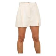 Ivoor Shorts voor Vrouwen Twinset , Beige , Dames
