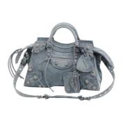 Pre-owned Denim handbags Balenciaga Vintage , Blue , Dames