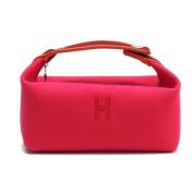 Pre-owned Fabric handbags Hermès Vintage , Pink , Dames