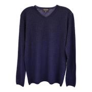 Pre-owned Wool tops Armani Pre-owned , Blue , Heren