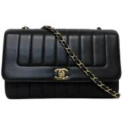 Pre-owned Fabric chanel-bags Chanel Vintage , Black , Dames